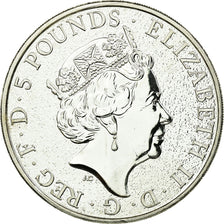 Coin, Great Britain, Elizabeth II, Griffin, 5 Pounds - 2 Oz, 2017, MS(65-70)