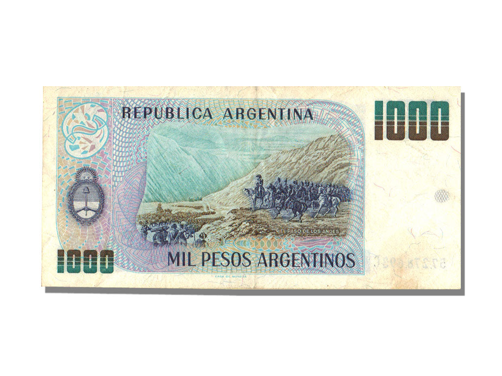 Argentina, 1000 Pesos Argentinos, EF(40-45)
