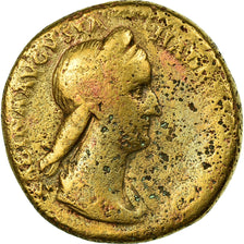 Moneta, Sabina, Sesterzio, 128-136, Rome, MB, Bronzo, RIC:1035a