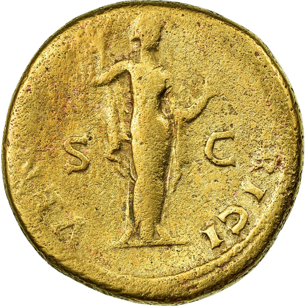 Moneta, Sabina, Sesterzio, 128-136, Rome, MB, Bronzo, RIC:1035a