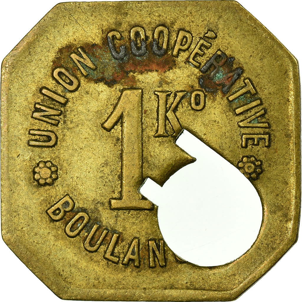Münze, Frankreich, Union Coopérative, Boulangerie, Amiens, 1 Kilo, SS