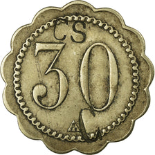 Coin, France, Café du Square (CS/C), Perpignan, 30 Centimes, EF(40-45)
