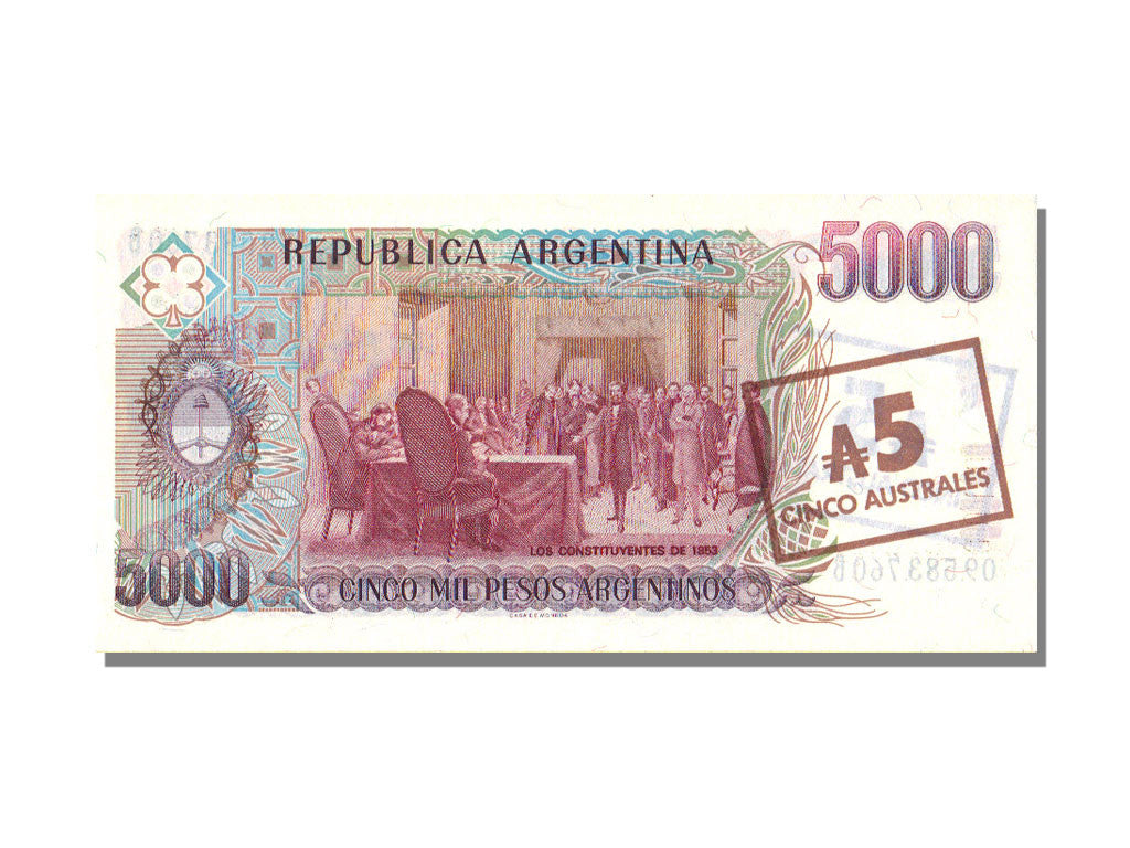Argentina, 5 Australes, KM:321, FDS