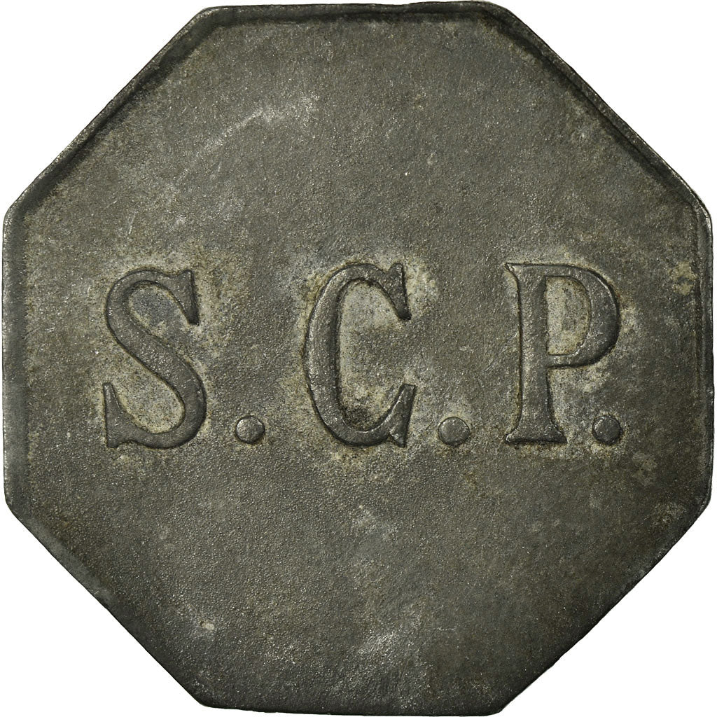 Moneta, Francia, Soc. Coop. de la Poudrerie, Angoulême, 50 Centimes, BB, Zinco
