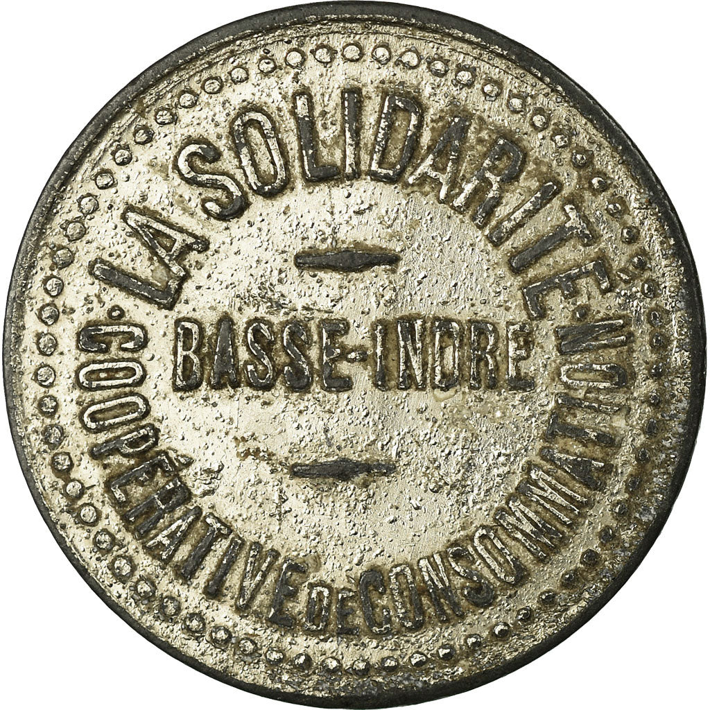 Coin, France, Coop. de Consommation, La Solidarité, Basse-Indre, 1 Franc