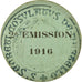 Coin, France, Union des Commerçants, Martel, 5 Centimes, 1916, AU(55-58)