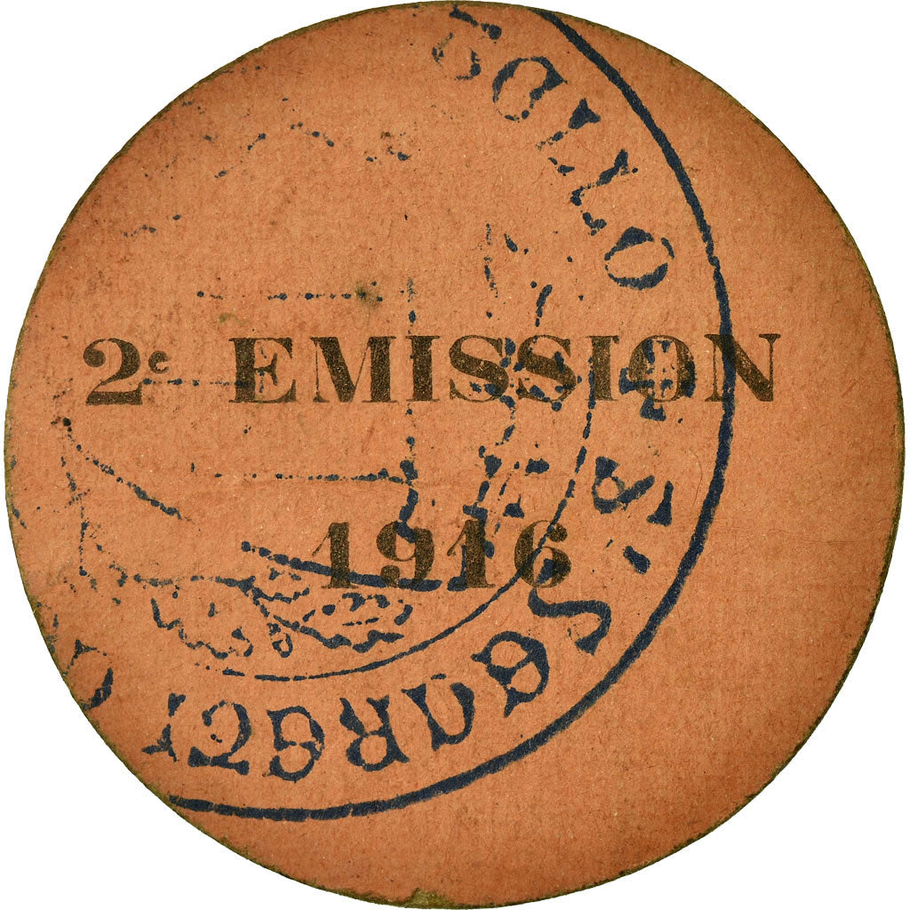 Monnaie, France, Union des Commerçants, Martel, 10 Centimes, 1916, TTB+, Carton