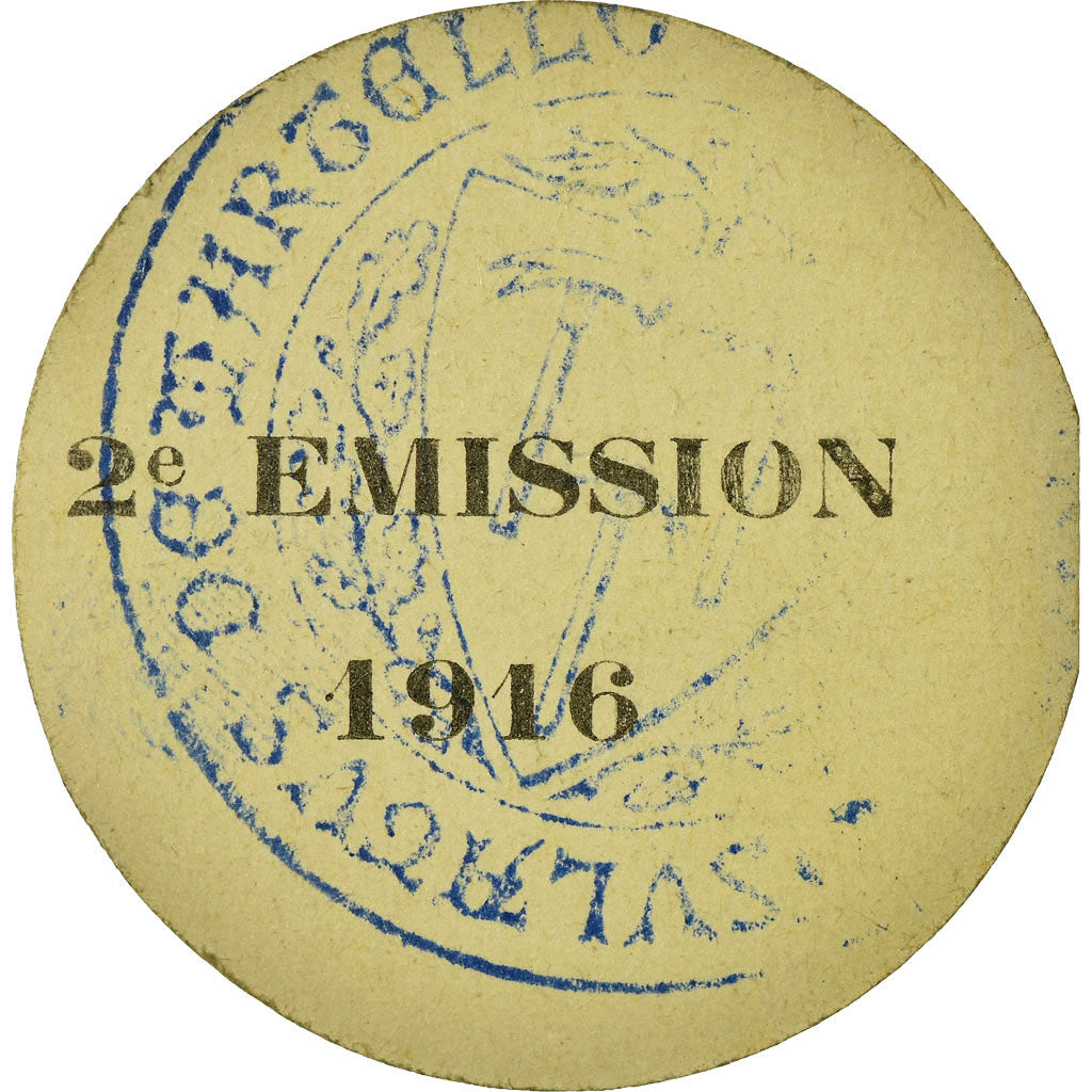 Moneta, Francja, Union des Commerçants, Martel, 25 Centimes, 1916, AU(55-58)