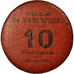 Moeda, França, Ville de Revel, Guerre 1914, Revel, 10 Centimes, AU(50-53)