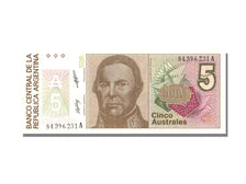 Argentina, 5 Australes, KM #324b, UNC(65-70), A