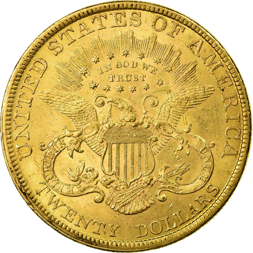 Moneta, USA, Liberty Head, $20, Double Eagle, 1894, Philadelphia, AU(55-58)