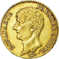 Moneta, Francja, Napoléon I, 20 Francs, An 12 (1804), Paris, EF(40-45), Złoto