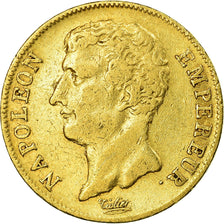 Moneda, Francia, Napoléon I, 20 Francs, An 12, Paris, BC+, Oro, KM:661