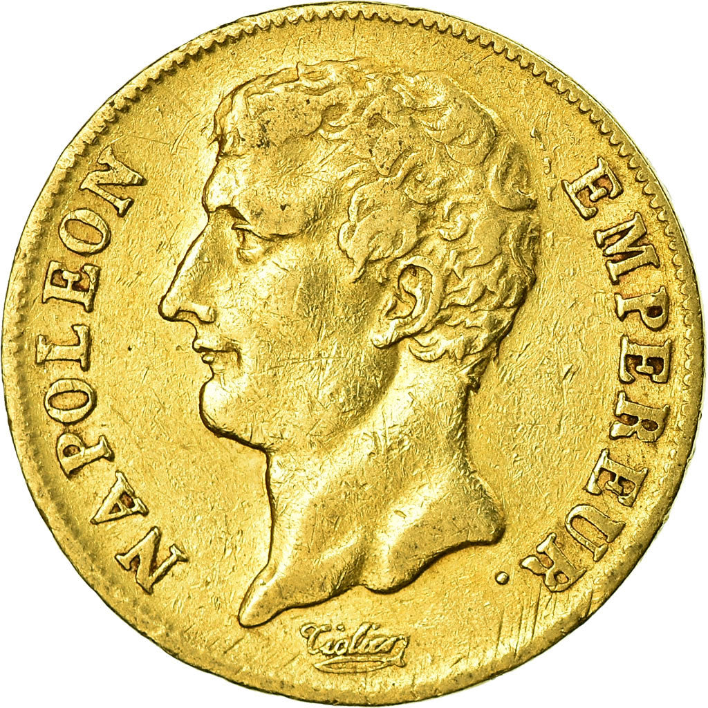 Moneta, Francia, Napoléon I, 20 Francs, An 12, Paris, BB, Oro, KM:661
