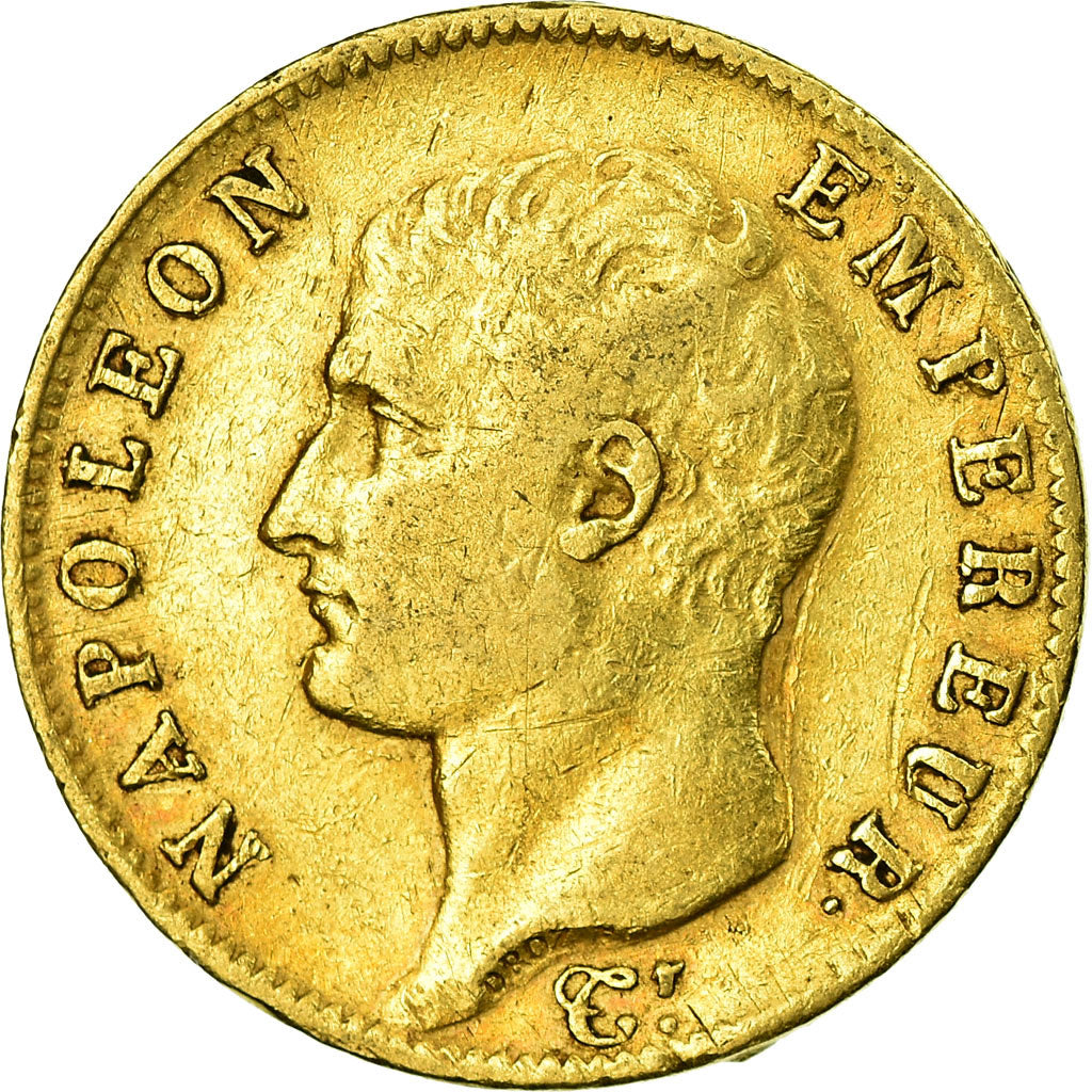 Moneda, Francia, Napoléon I, 20 Francs, 1806, Paris, MBC, Oro, KM:674.1