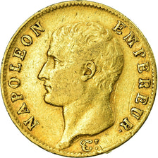 Moneda, Francia, Napoléon I, 20 Francs, 1806, Paris, MBC, Oro, KM:674.1