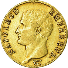Munten, Frankrijk, Napoléon I, 20 Francs, 1806, Paris, ZF, Goud, KM:674.1