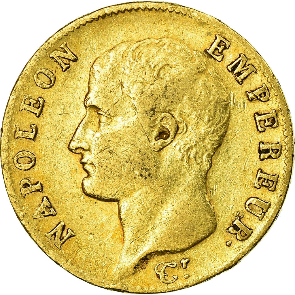 Moneta, Francia, Napoléon I, 20 Francs, 1806, Paris, MB+, Oro, KM:674.1