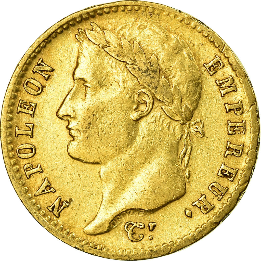 Moneda, Francia, Napoléon I, 20 Francs, 1809, Paris, MBC, Oro, KM:695.1