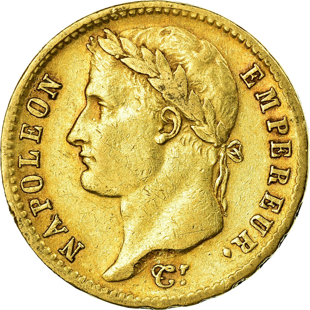 Moneta, Francia, Napoléon I, 20 Francs, 1809, Paris, BB, Oro, KM:695.1