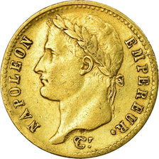 Moneda, Francia, Napoléon I, 20 Francs, 1811, Lille, MBC, Oro, KM:695.10