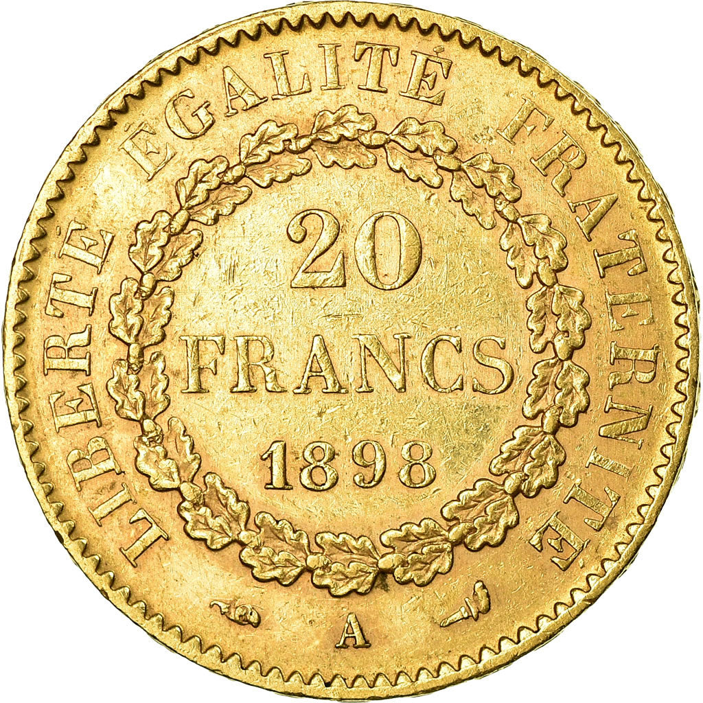 Monnaie, France, Génie, 20 Francs, 1898, Paris, TTB+, Or, KM:825