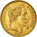 Moneta, Francja, Napoleon III, 20 Francs, 1863, Paris, AU(50-53), Złoto