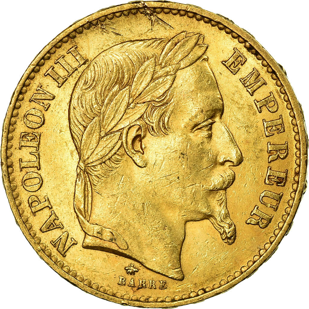 Münze, Frankreich, Napoleon III, 20 Francs, 1869, Paris, SS+, Gold, KM:801.1