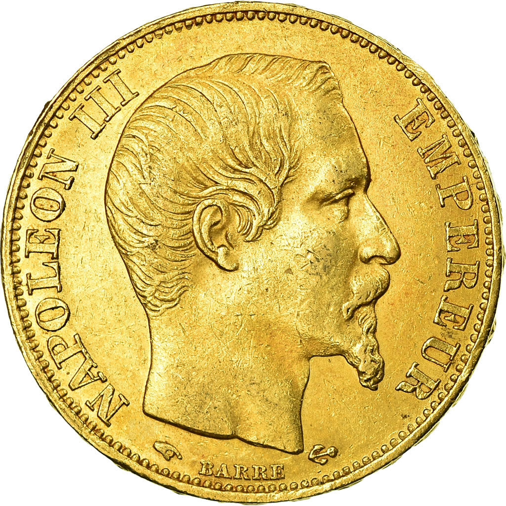 Monnaie, France, Napoleon III, 20 Francs, 1857, Paris, TTB+, Or, Gadoury:1061