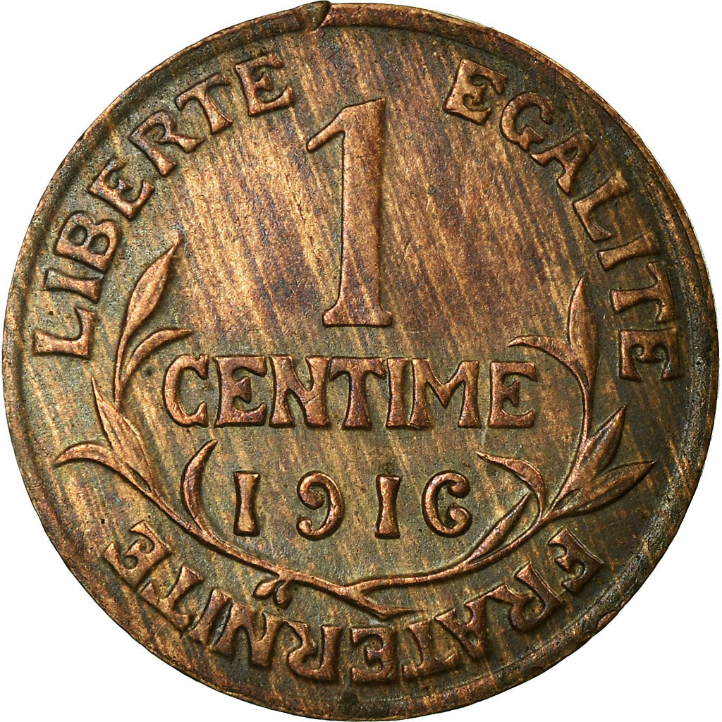 Coin, France, Dupuis, Centime, 1916, Paris, VF(30-35), Bronze, KM:840