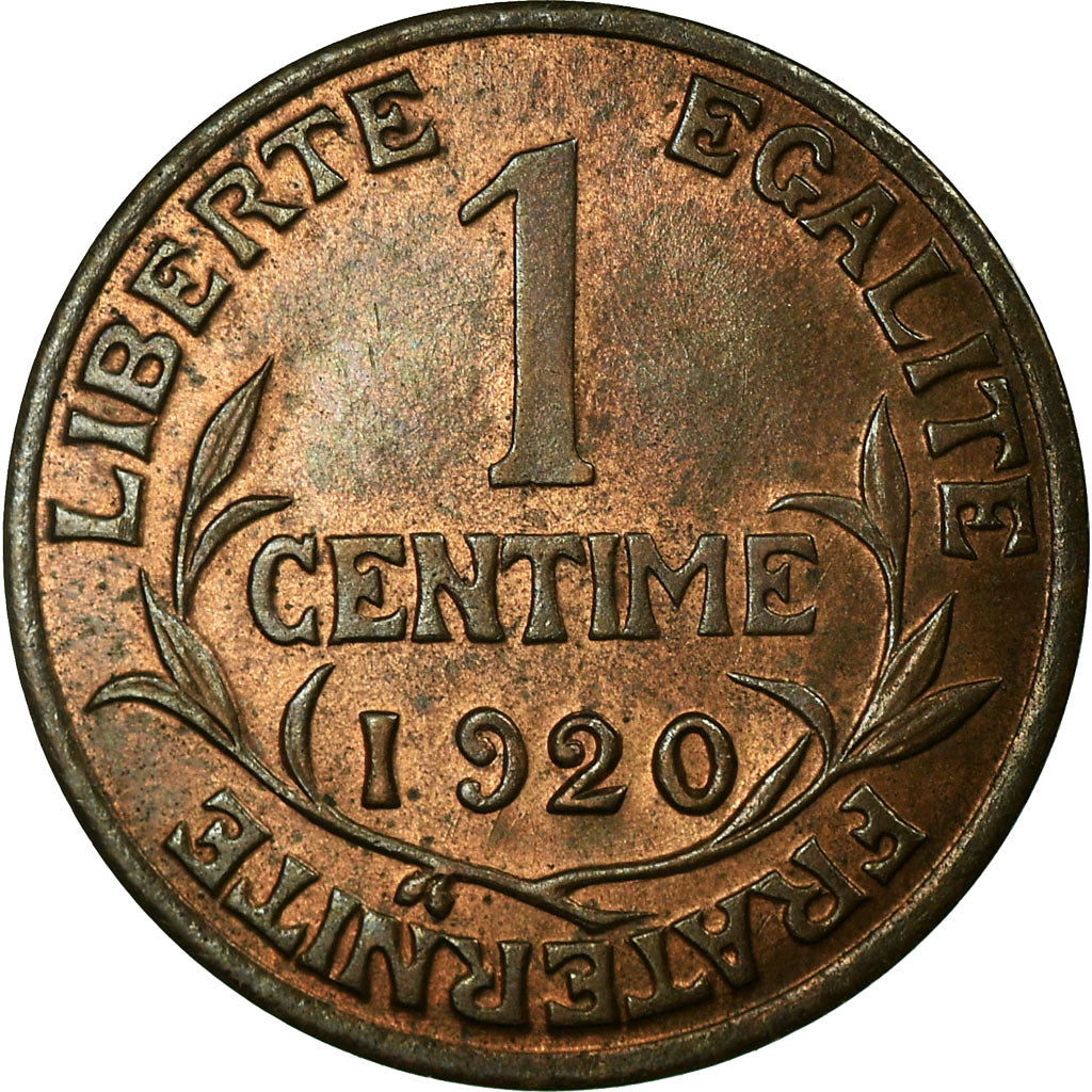 Coin, France, Dupuis, Centime, 1920, Paris, AU(55-58), Bronze, KM:840