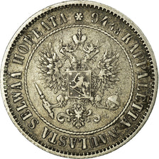 Coin, Finland, Nicholas II, Markka, 1890, EF(40-45), Silver, KM:3.2