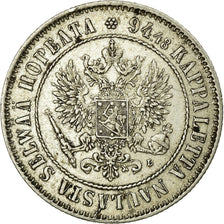 Coin, Finland, Nicholas II, Markka, 1907, EF(40-45), Silver, KM:3.2