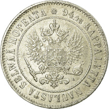 Coin, Finland, Nicholas II, Markka, 1907, EF(40-45), Silver, KM:3.2