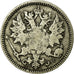 Coin, Finland, Nicholas II, 25 Penniä, 1890, VF(20-25), Silver, KM:6.2