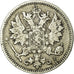 Coin, Finland, Nicholas II, 25 Penniä, 1890, VF(30-35), Silver, KM:6.2