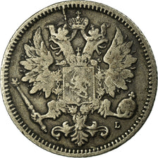 Coin, Finland, Nicholas II, 25 Penniä, 1890, VF(30-35), Silver, KM:6.2