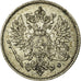 Monnaie, Finlande, Nicholas II, 25 Penniä, 1915, TTB+, Argent, KM:6.2