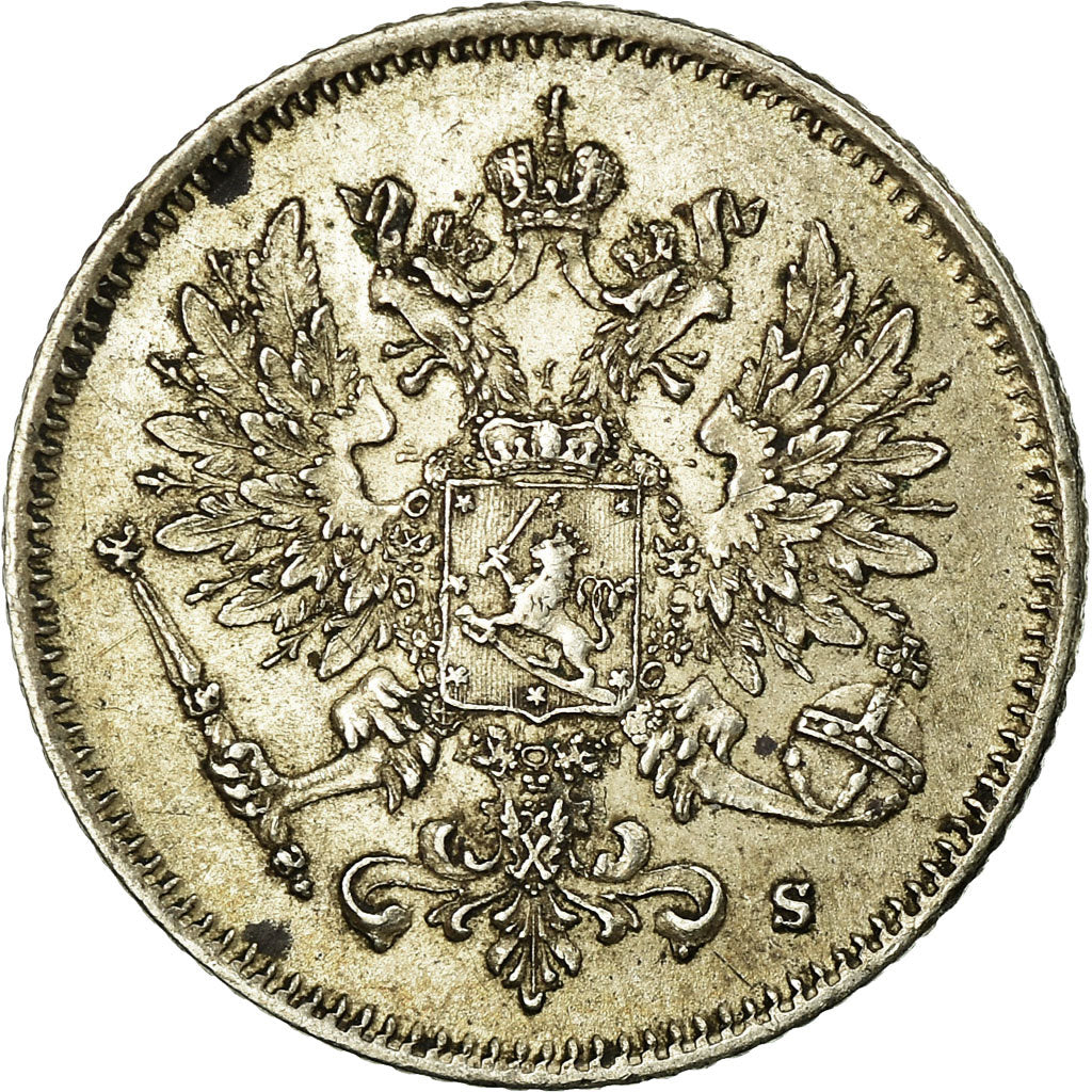 Monnaie, Finlande, Nicholas II, 25 Penniä, 1915, SUP, Argent, KM:6.2