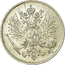Coin, Finland, Nicholas II, 25 Penniä, 1916, MS(64), Silver, KM:6.2