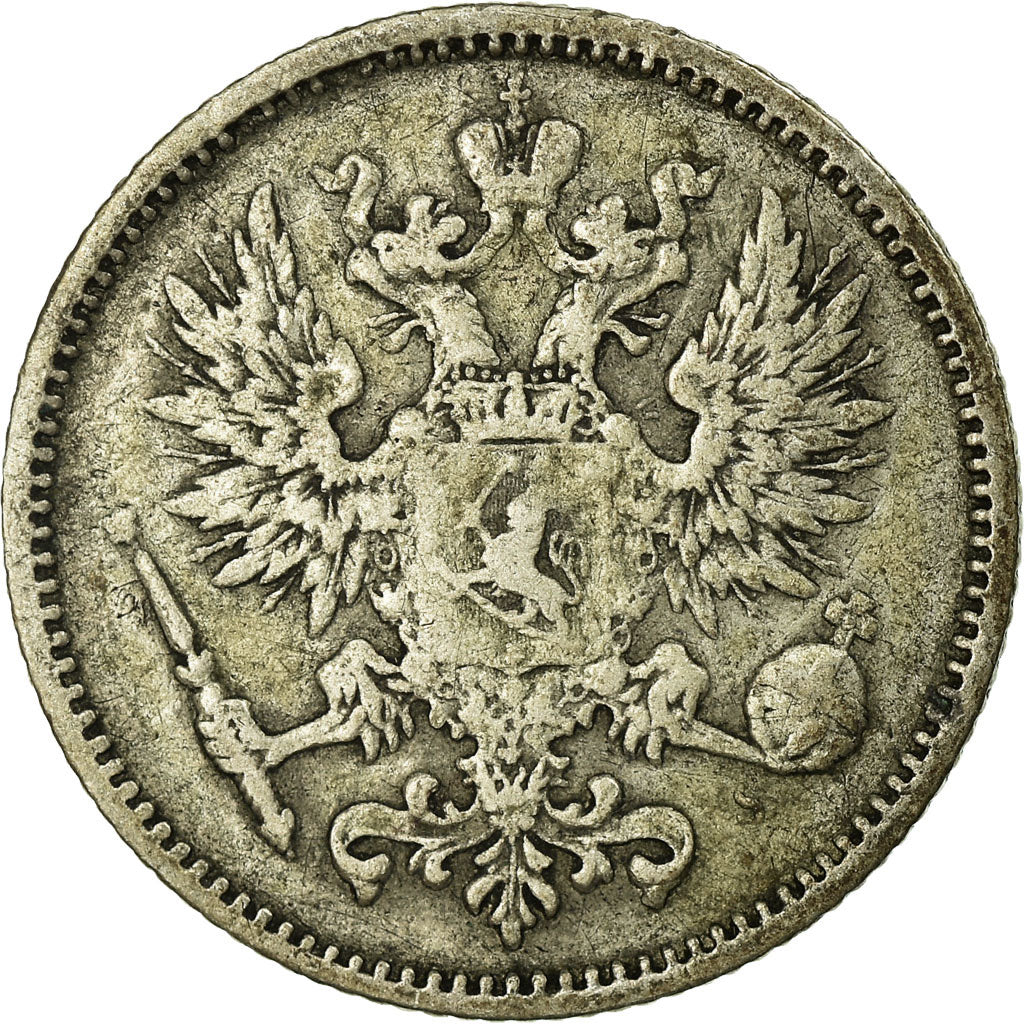 Coin, Finland, Nicholas II, 50 Penniä, 1874, EF(40-45), Silver, KM:2.2