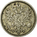 Coin, Finland, Nicholas II, 50 Penniä, 1874, AU(50-53), Silver, KM:2.2