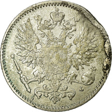 Coin, Finland, Nicholas II, 50 Penniä, 1892, VF(30-35), Silver, KM:2.2