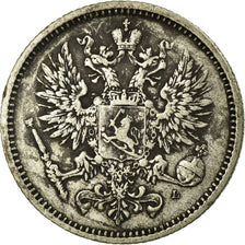 Coin, Finland, Nicholas II, 50 Penniä, 1892, EF(40-45), Silver, KM:2.2