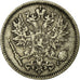 Coin, Finland, Nicholas II, 50 Penniä, 1892, EF(40-45), Silver, KM:2.2