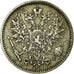 Coin, Finland, Nicholas II, 50 Penniä, 1892, AU(50-53), Silver, KM:2.2