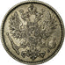 Coin, Finland, Nicholas II, 50 Penniä, 1893, EF(40-45), Silver, KM:2.2