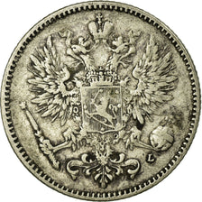 Coin, Finland, Nicholas II, 50 Penniä, 1907, VF(30-35), Silver, KM:2.2