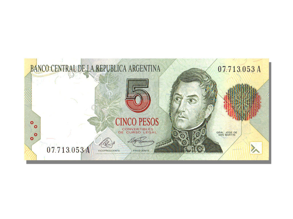 Argentina, 5 Pesos, KM #341b, UNC(65-70), A