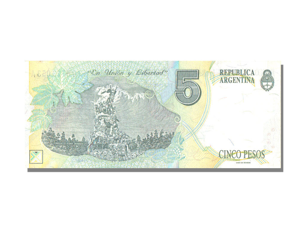 Argentina, 5 Pesos, KM #341b, UNC(65-70), A